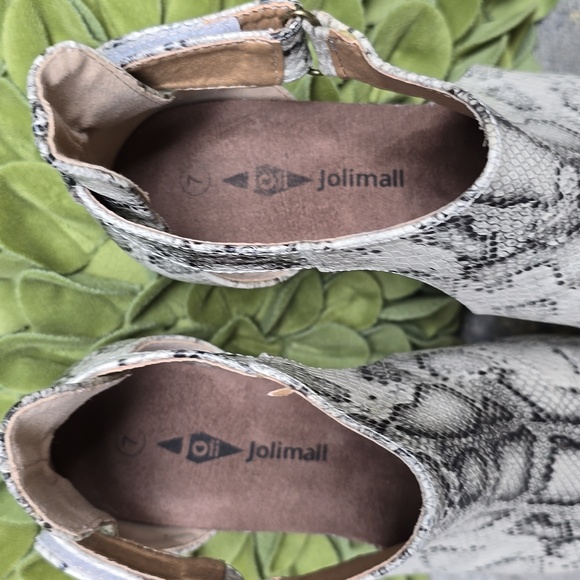 Jolimall Snakeskin Wedge - Picture 6 of 10
